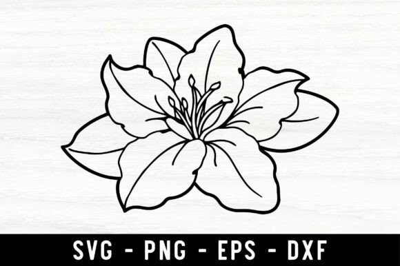 Azalea Flower SVG for Springtime Branding