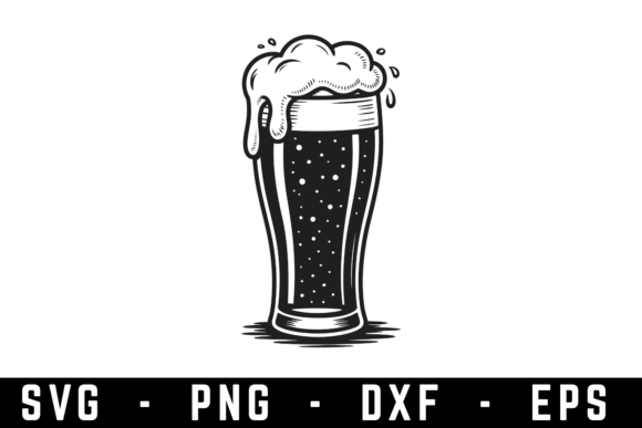 Beer Glass Svg Graphics for Crafts