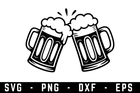 Beer Glasses Cheer Svg Cut File Review