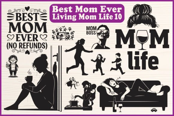 Best Mom Life SVG Bundle for Graphics and Crafts