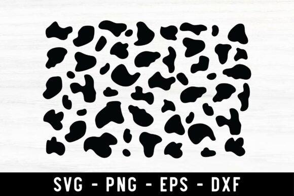 Cow Print Svg for Modern Graphics and Crafts