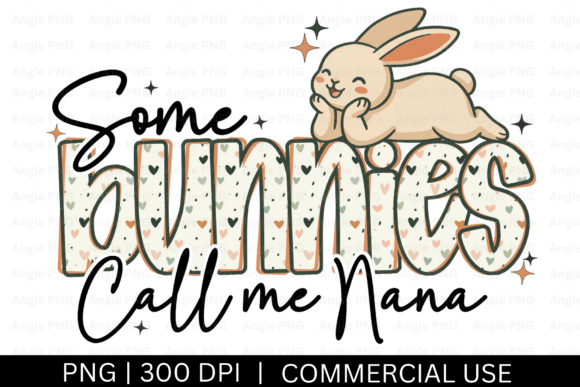 Easter Nana PNG Graphics for Crafts