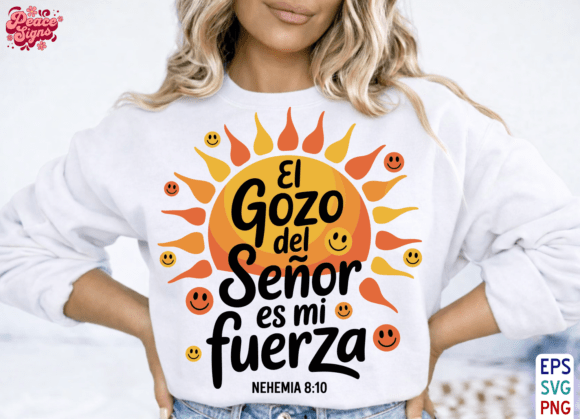 El Gozo Del Señor Graphics for Faith-Based Crafts