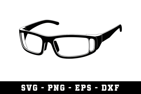 Glasses Svg Cut File for Crafts and Graphics