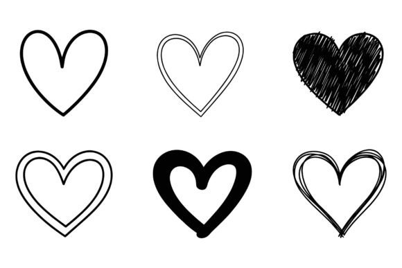 Hand Drawn Heart SVG Bundle: A Creative Graphic Asset for Branding