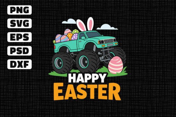 Happy Easter Graphics for T-Shirt Designs