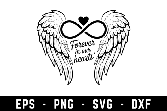 In Love Memory Svg Graphics for Crafts