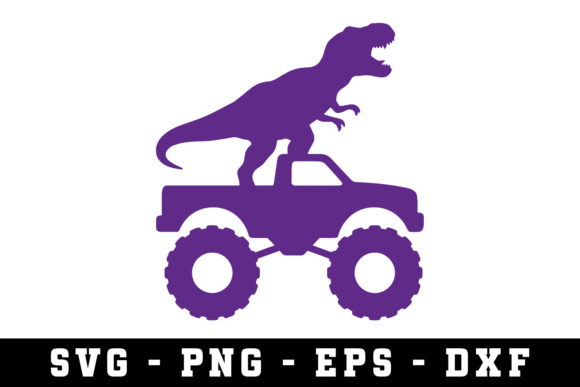 Purple Truck and Dansor Svg Graphics for Crafts