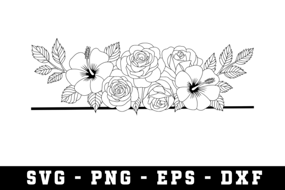 Wild Flower Svg Graphic for Crafts and Web Design